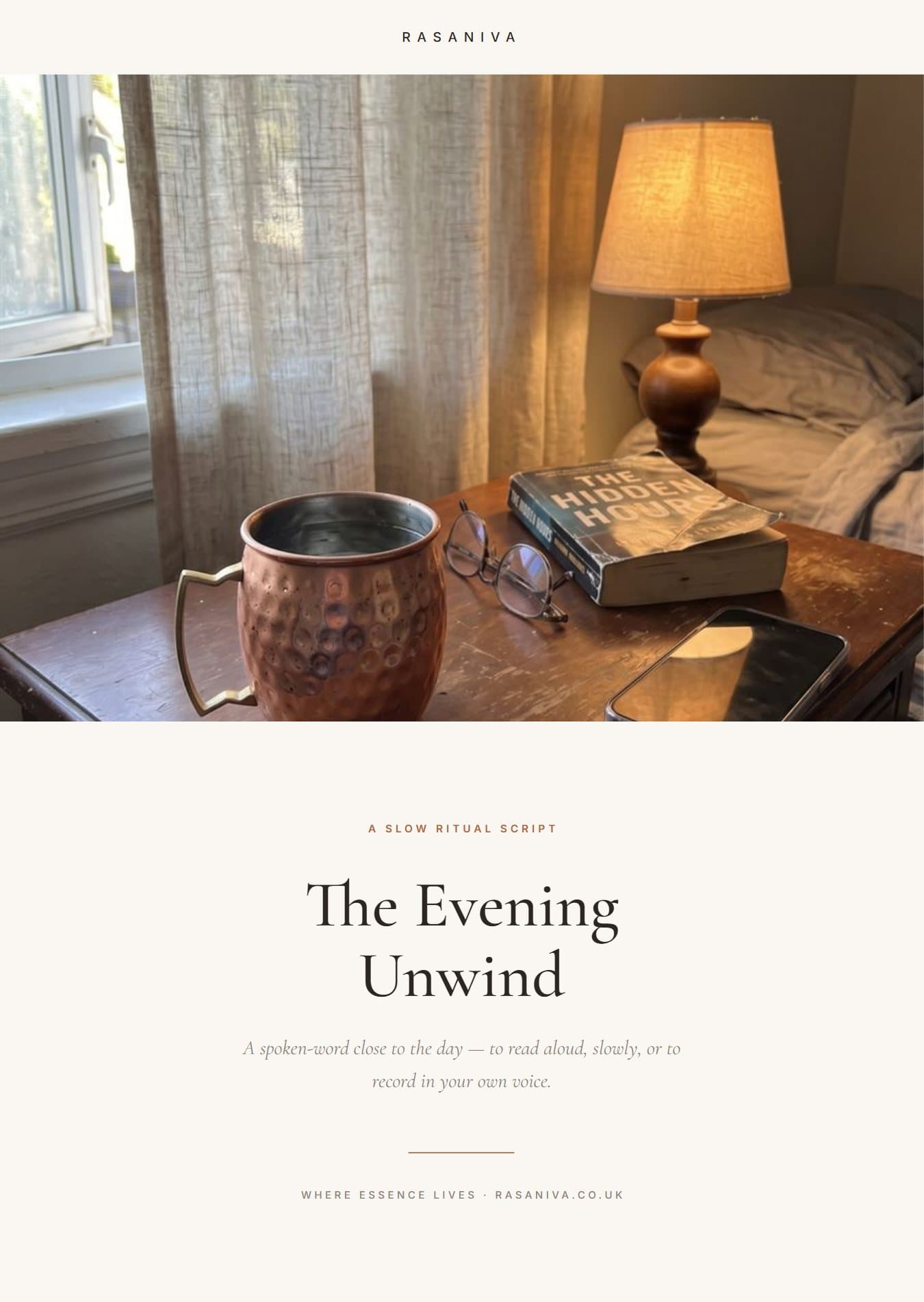 The Evening Unwind — cover